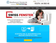 Tablet Screenshot of baudiscount-fenster.de